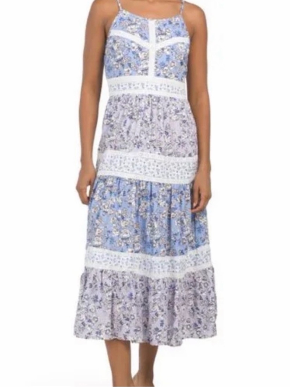 Jessica Simpson floral tierd dress